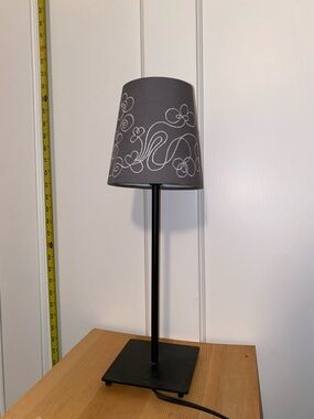 IKEA bedside lamp / desk lamp with floral design